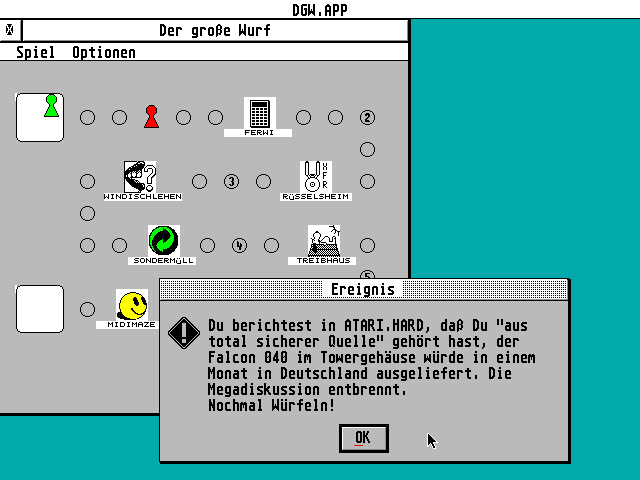 Grosse Wurf (Der) atari screenshot